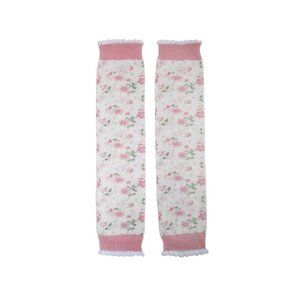 Pink Flower Enchanted Leg Warmers by Huggalugs - Babies to Kids 8 Years - NIP